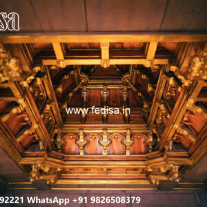 Wooden Classic Ceiling Design New False Ceiling No-9359