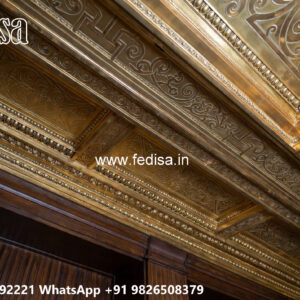 Wooden Classic Ceiling Design Pop False Ceiling Near Me No-9381