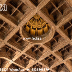Wooden Classic Ceiling Design House False Ceiling No-9384