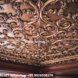 Wooden Classic Ceiling Design Jali False Ceiling No-9388