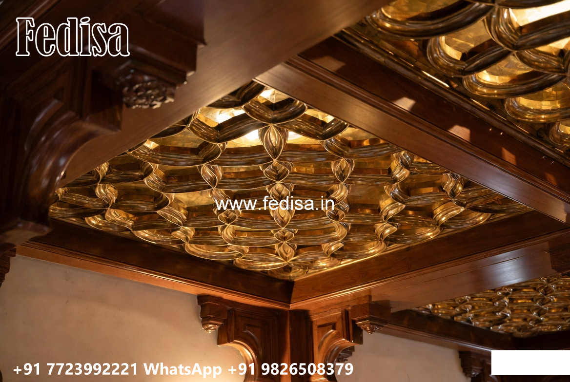 Wooden Classic Ceiling Design Wpc False Ceiling No-9395