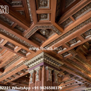 Wooden Classic Ceiling Design Grid Ceiling Tiles Price No-9414