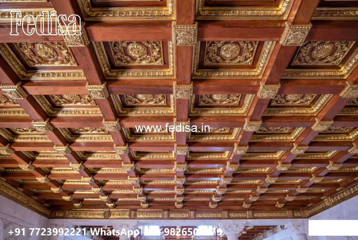 Wooden Classic Ceiling Design Fancy False Ceiling No-9421