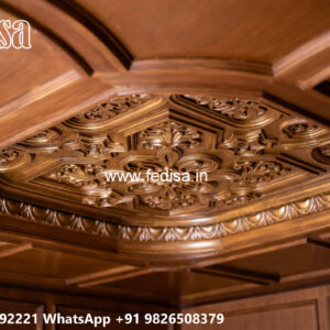 Wooden Classic Ceiling Design Fall Ceiling For Bedroom No-9425