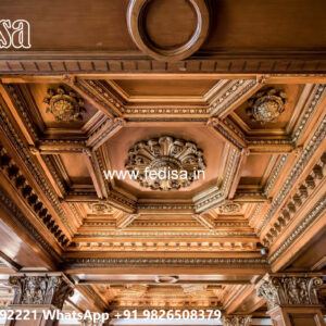 Wooden Classic Ceiling Design False Ceiling Cornice No-9432