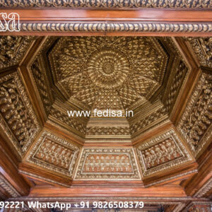 Wooden Classic Ceiling Design False Ceiling Options No-9439