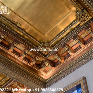 Wooden Classic Ceiling Design Pvc False Ceiling Cost No-9445