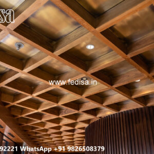 Wooden Classic Ceiling Design Butterfly False Ceiling No-9451