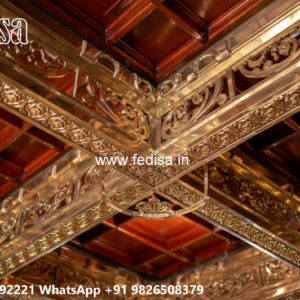 Wooden Classic Ceiling Design Dining Table False Ceiling No-9453