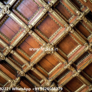 Wooden Classic Ceiling Design False Ceiling Jali No-9455