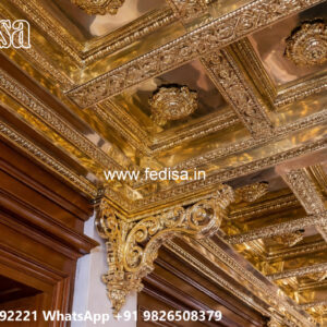 Wooden Classic Ceiling Design Normal False Ceiling No-9456