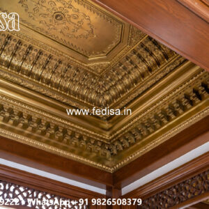 Wooden Classic Ceiling Design Pvc Pop Ceiling No-9463