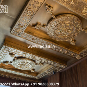 Wooden Classic Ceiling Design T Grid False Ceiling No-9465