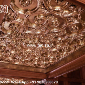 Wooden Classic Ceiling Design Commercial False Ceiling No-9473