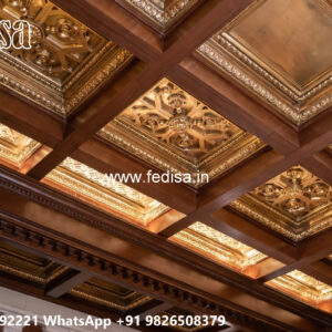 Wooden Classic Ceiling Design False Ceiling For Asbestos Roof No-9489