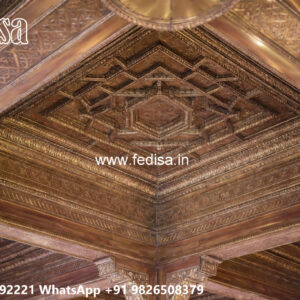 Wooden Classic Ceiling Design Asian Paints False Ceiling No-9492