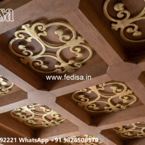 Wooden Classic Ceiling Design False Ceiling In Room No-9501