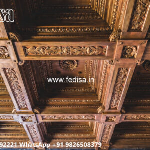 Wooden Classic Ceiling Design Simple False Ceiling For Bedroom No-9504
