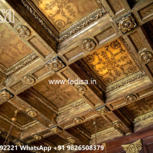 Wooden Classic Ceiling Design Side False Ceiling No-9510
