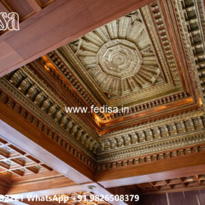 Wooden Classic Ceiling Design False Ceiling Cornice Price No-9511