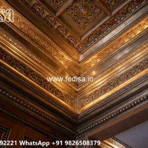 Wooden Classic Ceiling Design Thermocol Ceiling Cost Per Square Feet No-9515