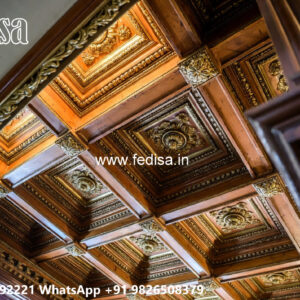 Wooden Classic Ceiling Design False Ceiling Plywood No-9517