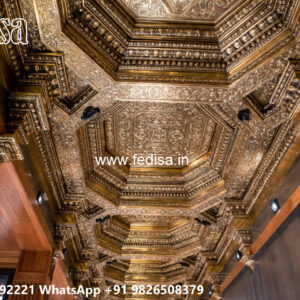 Wooden Classic Ceiling Design Simple False Ceiling For Living Room No-9522