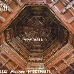 Wooden Classic Ceiling Design Decorative False Ceiling No-9533