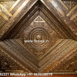 Wooden Classic Ceiling Design Gypsum Fall Ceiling No-9536