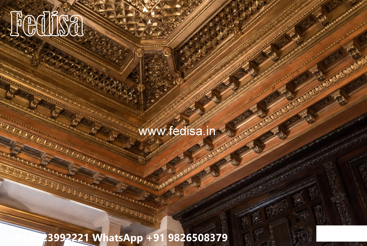 Wooden Classic Ceiling Design Modern Kitchen False Ceiling No-9544