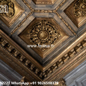 Wooden Classic Ceiling Design Beautiful False Ceiling No-9556