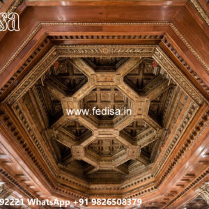 Wooden Classic Ceiling Design Shera False Ceiling No-9581