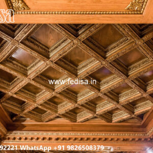 Wooden Classic Ceiling Design Simple Kitchen False Ceiling No-9585