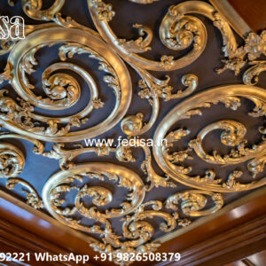 Wooden Classic Ceiling Design Ceiling Jali Price No-9586