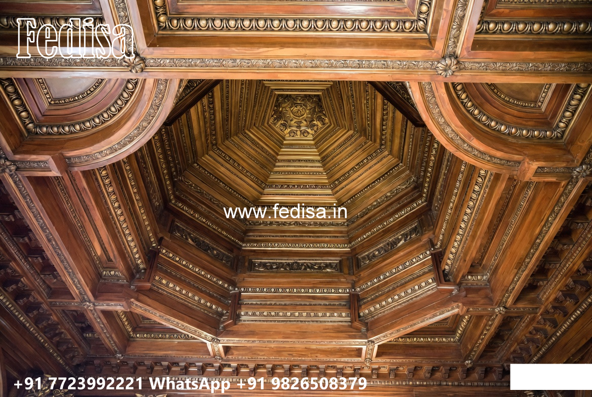 Wooden Classic Ceiling Design Wooden Pop False Ceiling No-9587
