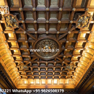 Wooden Classic Ceiling Design Childrens Bedroom False Ceiling No-9594