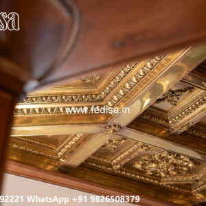 Wooden Classic Ceiling Design Simple Pop Ceiling No-9598