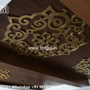 Wooden Classic Ceiling Design Pop 4 Siling No-9604