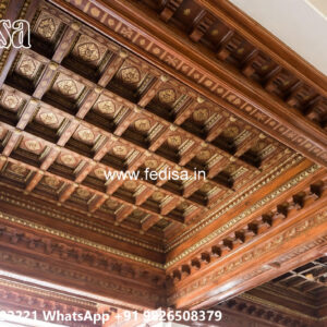 Wooden Classic Ceiling Design Removable False Ceiling No-9616