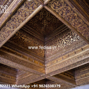 Wooden Classic Ceiling Design Hunter Douglas False Ceiling No-9632