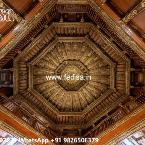 Wooden Classic Ceiling Design False Ceiling For Square Room No-9666