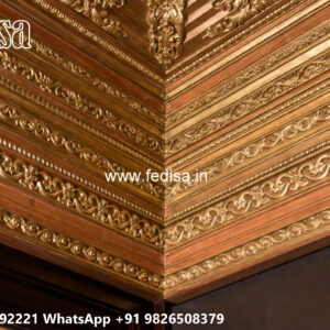Wooden Classic Ceiling Design False Ceiling To Hide Beam No-9669