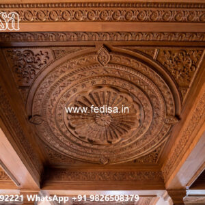 Wooden Classic Ceiling Design Building False Ceiling No-9674