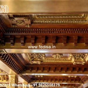 Wooden Classic Ceiling Design T Grid False Ceiling Price No-9687