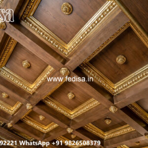 Wooden Classic Ceiling Design Colorful False Ceiling No-9694