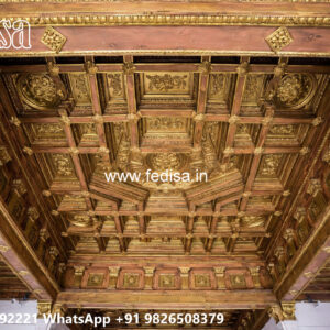 Wooden Classic Ceiling Design Low Price False Ceiling No-9701