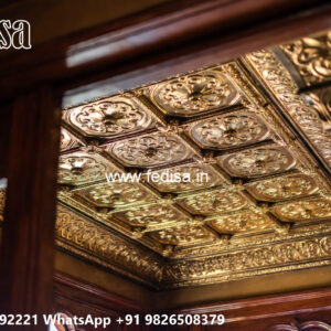 Wooden Classic Ceiling Design Veneer False Ceiling Price No-9703