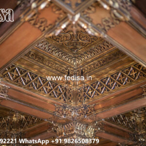 Wooden Classic Ceiling Design Gypsum Pop For Ceiling No-9706