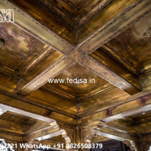 Wooden Classic Ceiling Design False Ceiling Companies No-9716