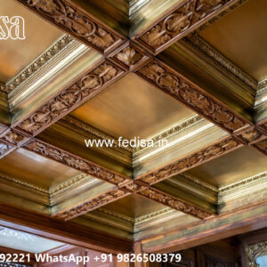 Wooden Classic Ceiling Design False Ceiling Saint Gobain Price No-9717